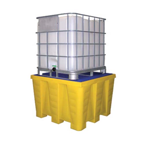 Bac rétention PEHD IBC 1000 Litres couleur Jaune