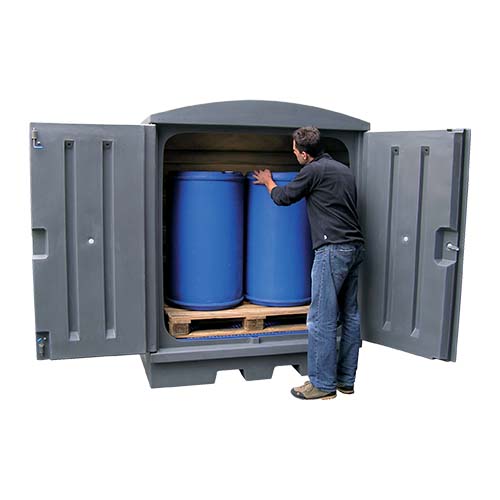 Petit conteneur rétention plastique 280 Litres