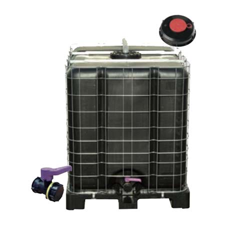 Cuve IBC noire 1000 Litres grillagé GRV