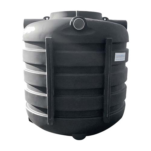 Fosse enterrée cuve 2000 Litres PLATE eau PEHD