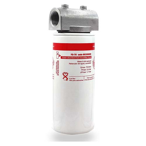 Kit filtration a cartouche 10 microns gazole essence