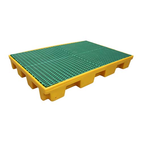Plateforme basse rétention 120 Litres en PEHD