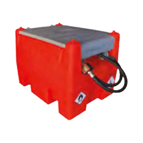 Cuve mobile lubrifiants 220 Litres en PEHD avec pompe 12V Livré avec Capot