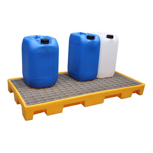 Plateforme basse rétention 60 Litres en PEHD