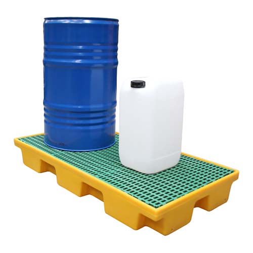 Plateforme basse rétention 80 Litres en PEHD