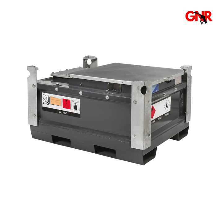 Cuve acier chantier 450 GNR L galvanisée GRV Gasoil ADR 2