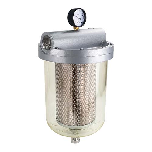 Filtration pour essence en ligne 5 microns avec bocal